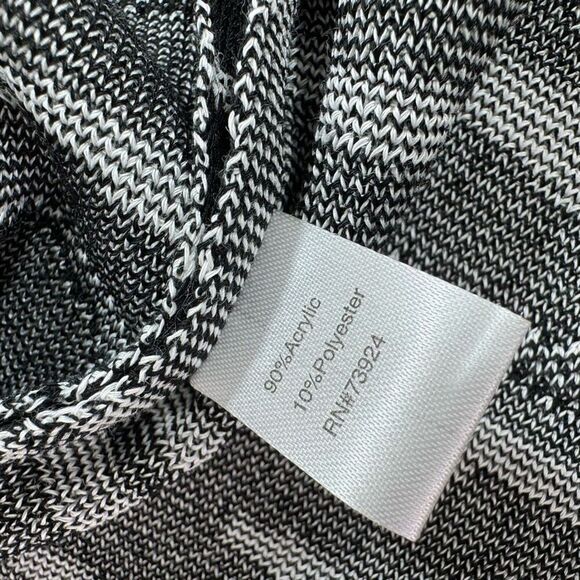 Ming Wang Jacket Cardigan Womens Large Black Buttoned Top Knit Acrylic Mature - Picture 6 of 8